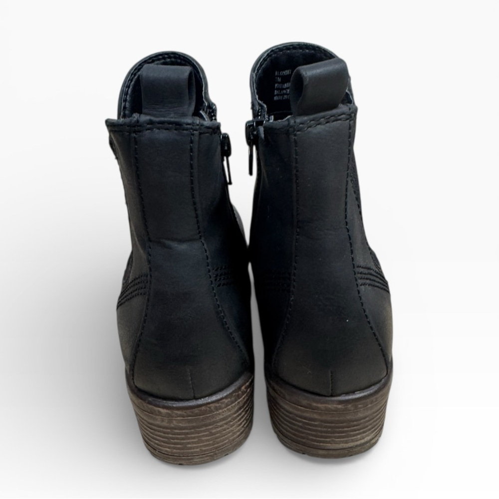 Crown Vintage Blondey Chelsea Zipped Ankle Boots Black Womens US Size 7 - Picture 6 of 10